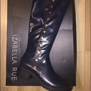 Tall Navy Rain / Winter Boots